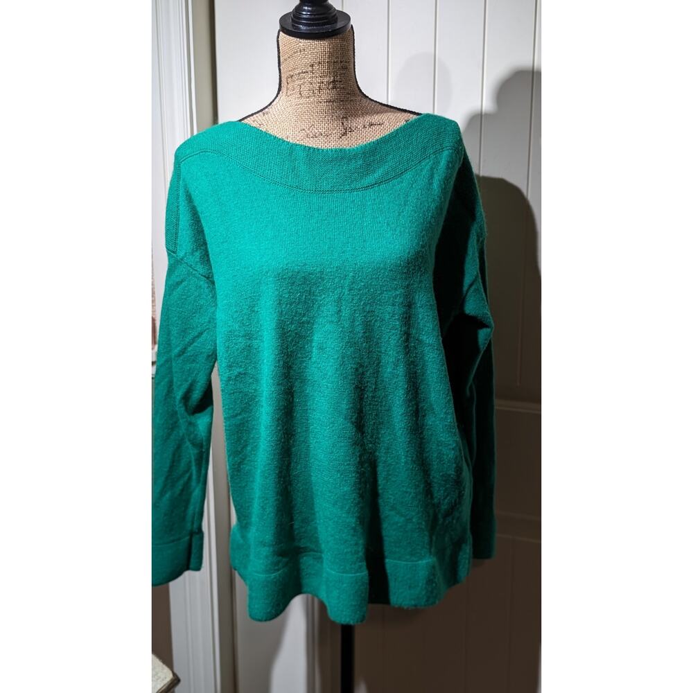 Boden Green Brie Wool Alpaca Blend Pullover Sweater Womens Sz XL